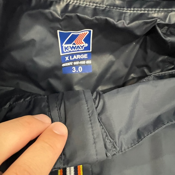 K Way Rain Jacket Pullover and Vest XL - Picture 5 of 5